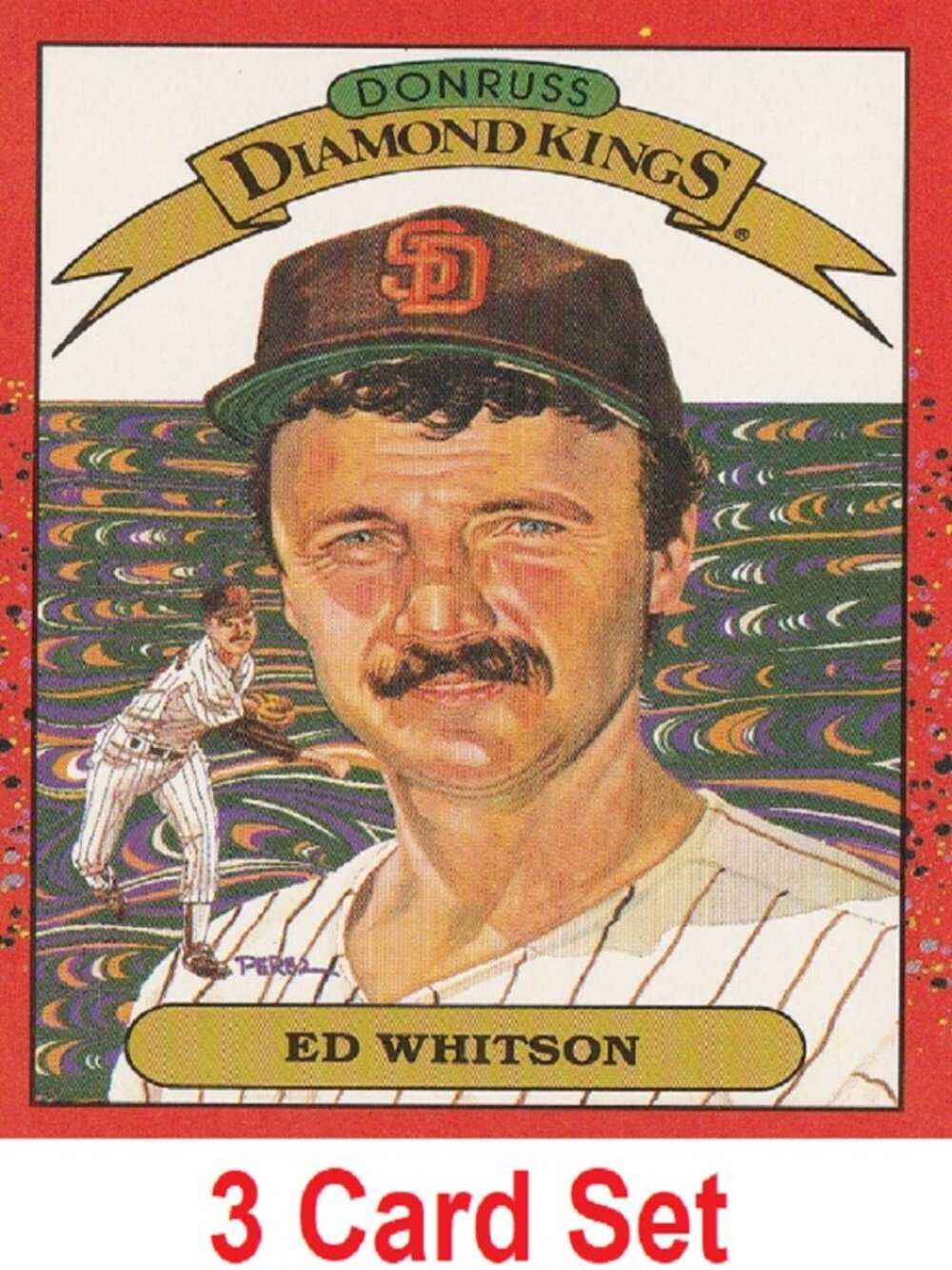 Ed Whitson Baseball Card Collection
